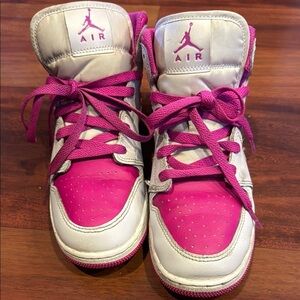 Kids Sneakers - Pink and White